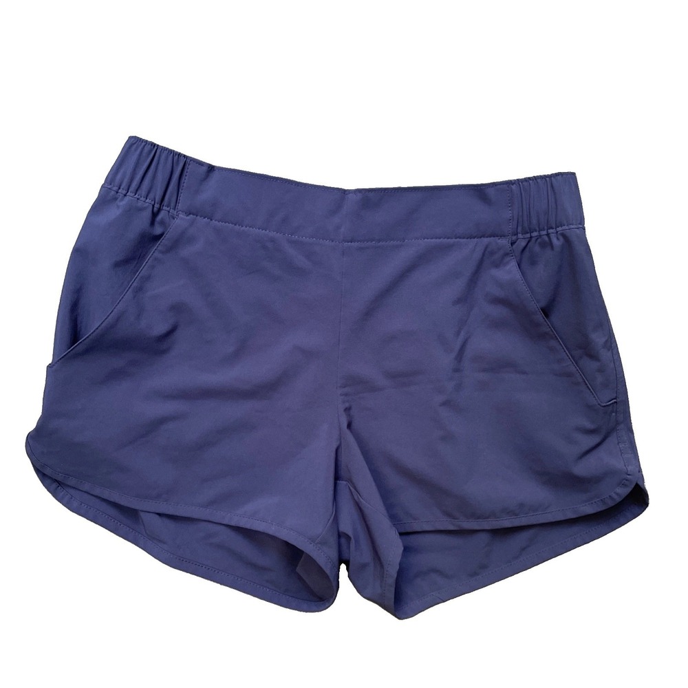 Columbia Women's Shorts Medium Navy Blue 3" Inseam Pull On Athletic Outdoor